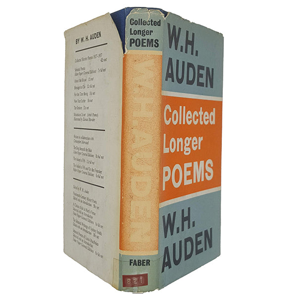 Collected Longer Poems of W. H. Auden - Faber &amp; Faber 1968, First Edition