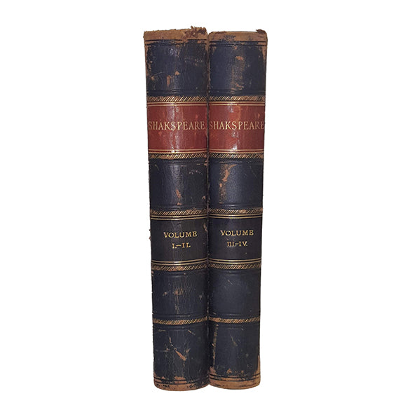 The Plays Of William Shakespeare, Volumes I-IV - Virtue, c.1870 (2 Books)
