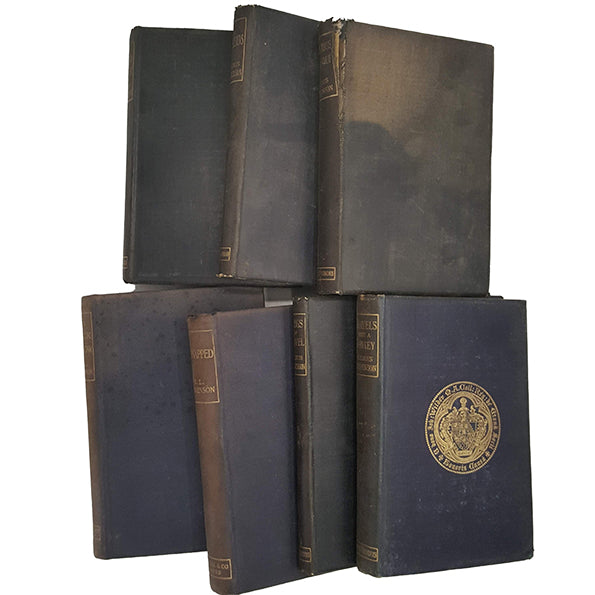 R. L. Stevenson Collected Works Kidnapped etc. - Chatto &amp; Windus, 1900-5 (7 books)