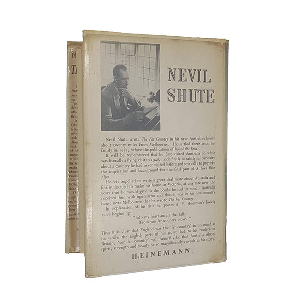 Nevil Shute's The Far Country - Heinemann 1952, First Edition - Country ...