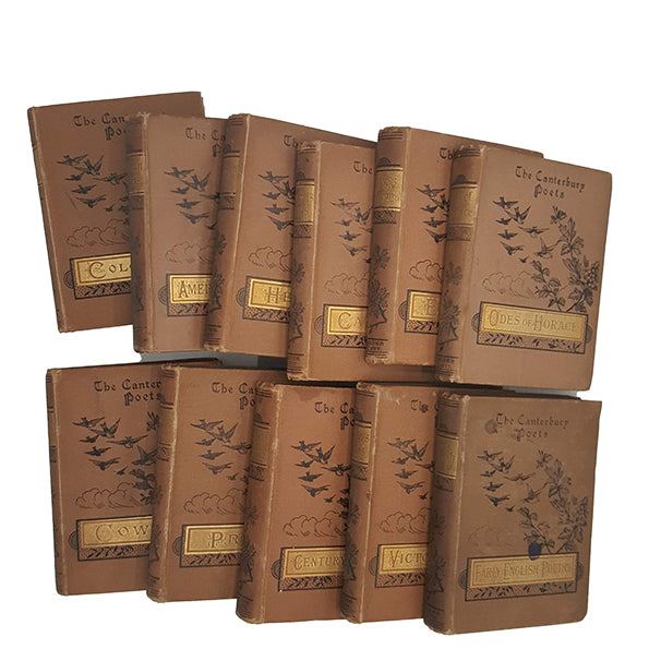 The Canterbury Poets 11 Book Collection, 1885-7