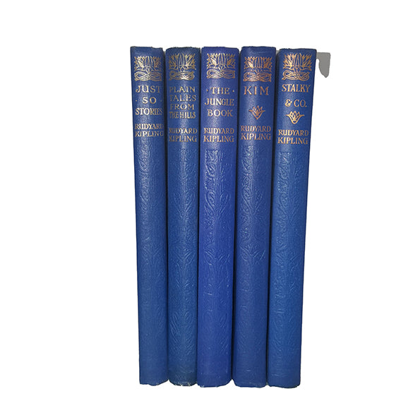 Rudyard Kipling Collected Works - Macmillan, c.1960s (5 Books)