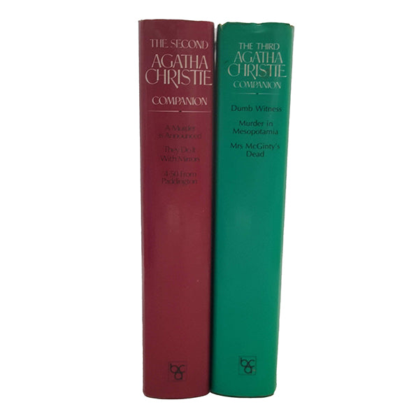 The Agatha Christie Companions 2 and 3 - BCA, 1980s (2 Books)