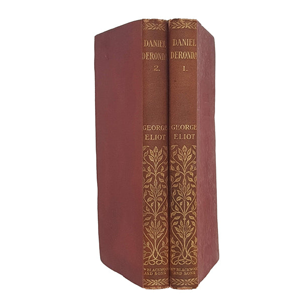 George Eliot's Daniel Deronda Vols 1 and 2 - Blackwood, 1901 (2 Books)