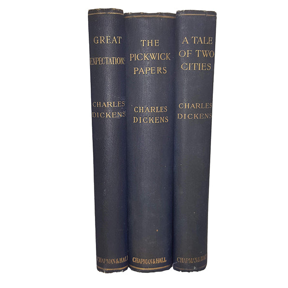 Charles Dickens' A Tale of Two Cities; The Pickwick Papers; Great Expectations (3 Books)