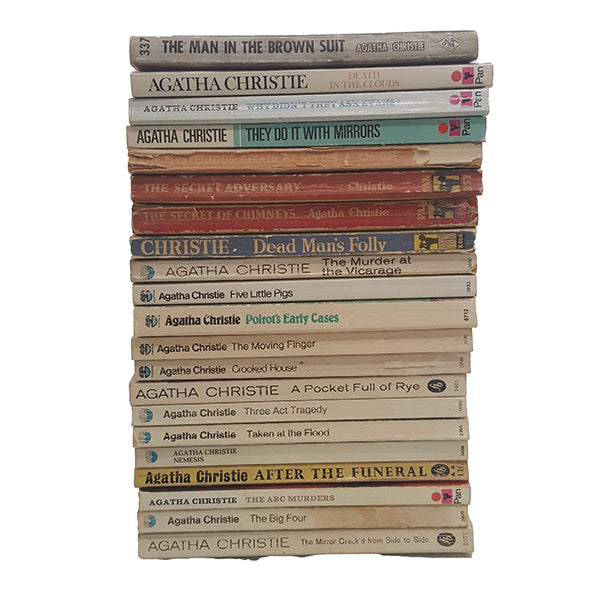 Agatha Christie Vintage Paperback Collection, c.1970 (20 Books)