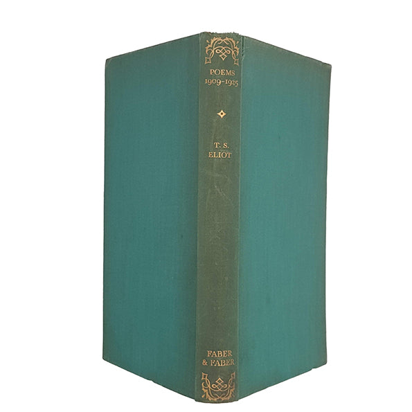 T. S. Eliot's Poems 1909 - 1925 - Faber, 1934