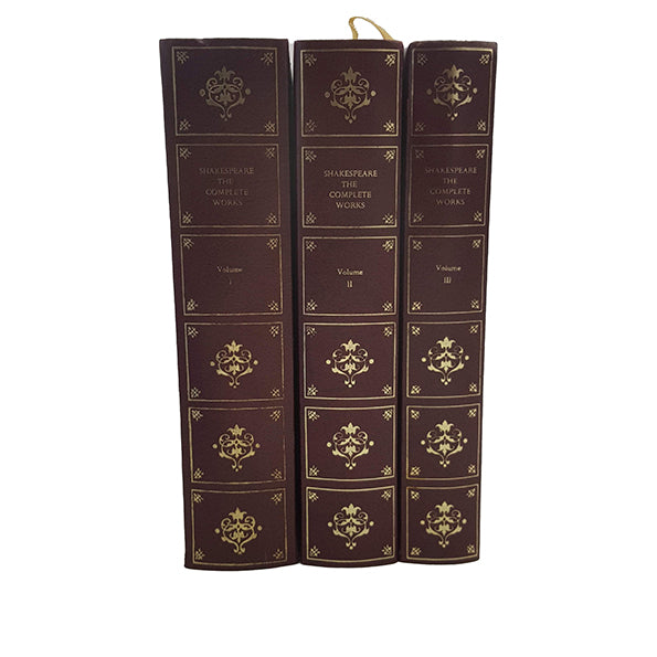 Shakespeare Complete Works Volumes 1-3, Comedies, Histories, Tragedies and Poems - Heron, (3 Books)