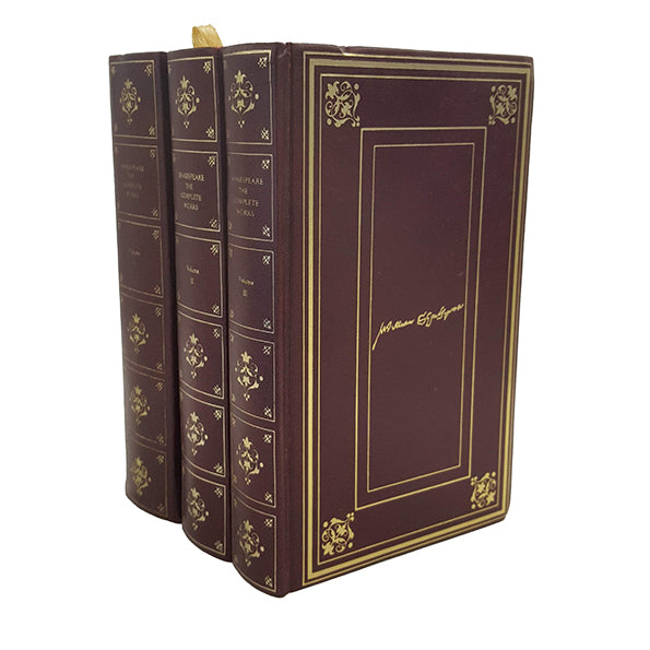 Shakespeare Complete Works Volumes 1-3, Comedies, Histories, Tragedies and Poems - Heron, (3 Books)