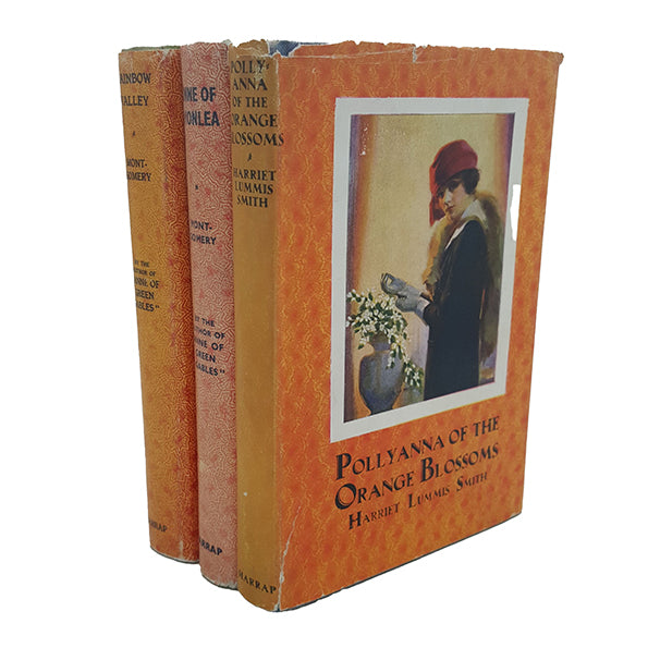 L. M. Montgomery's Anne of Avonlea, Rainbow Valley, Pollyanna of the Orange Blossom - Harrap, 1949-60 (3 Books)