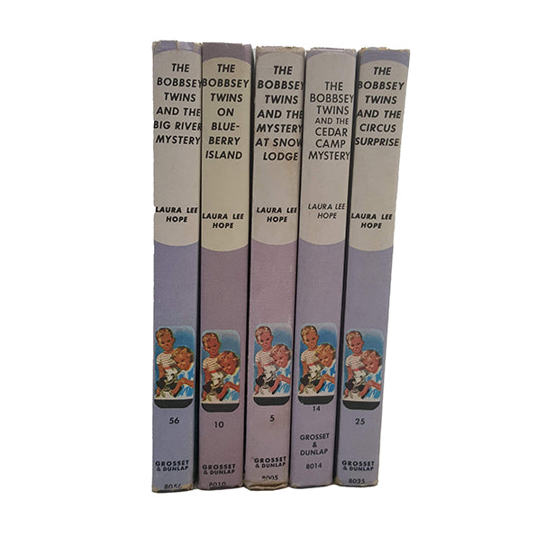 The Bobbsey Twins by Laura Lee Hope Collection, 1963 (5 Books)