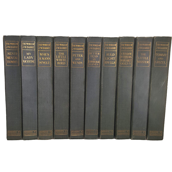 J. M. Barrie Collected Works - 10 Books, 1913 (Includes Peter Pan)