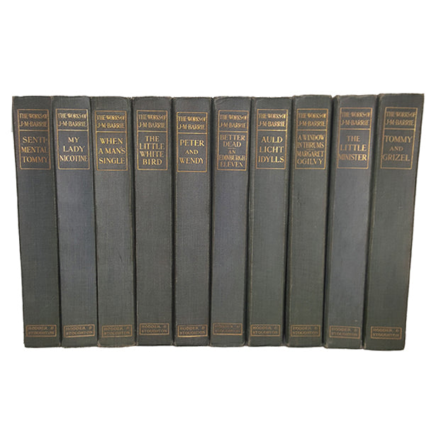 J. M. Barrie Collected Works - 10 Books, 1913 (Includes Peter Pan)
