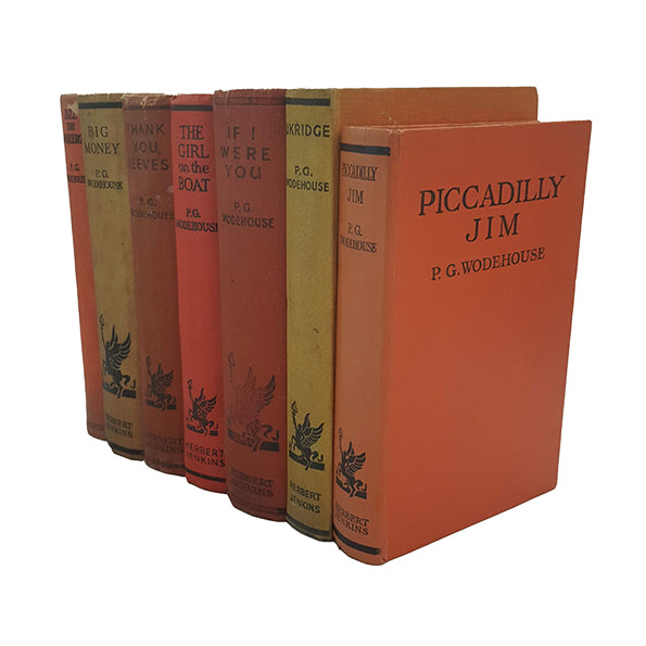 P.G. Wodehouse Well-Loved Works - Herbert Jenkins, 1930s (7 Books)