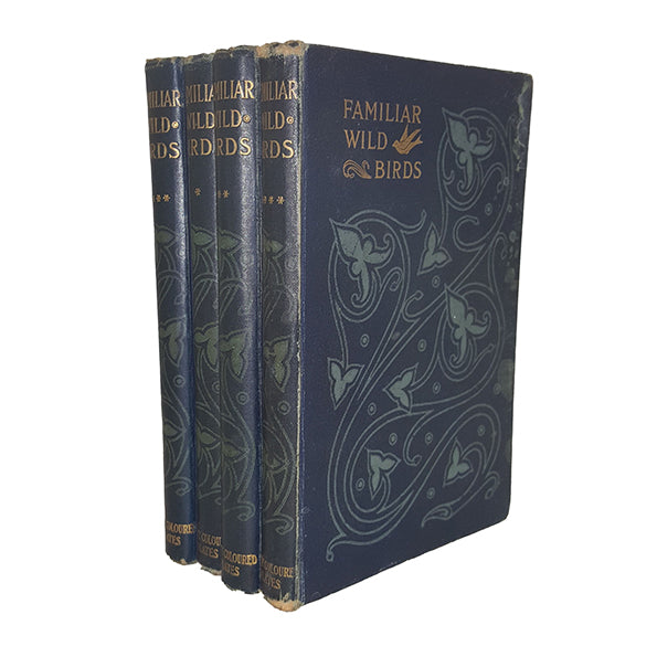 Familiar Wild Birds Volumes 1-4 by W. Swaysland - Cassell, 1903 (4 Books)