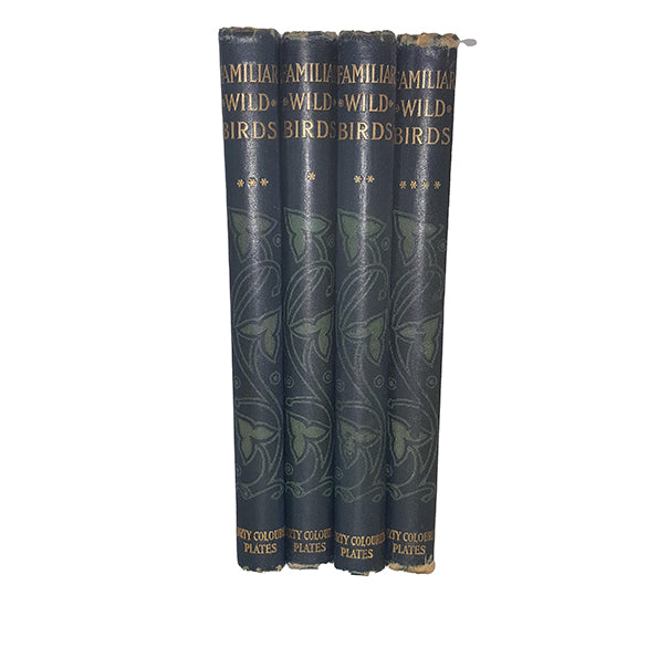 Familiar Wild Birds Volumes 1-4 by W. Swaysland - Cassell, 1903 (4 Books)