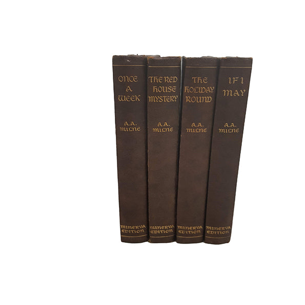 A. A. Milne Collected Works (4 Brown Books)