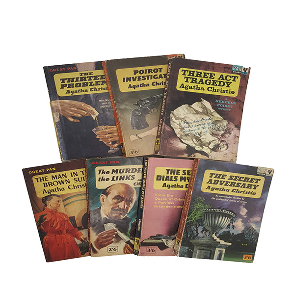 Agatha Christie Vintage 7-Book Collection - Pan, c.1950-80s