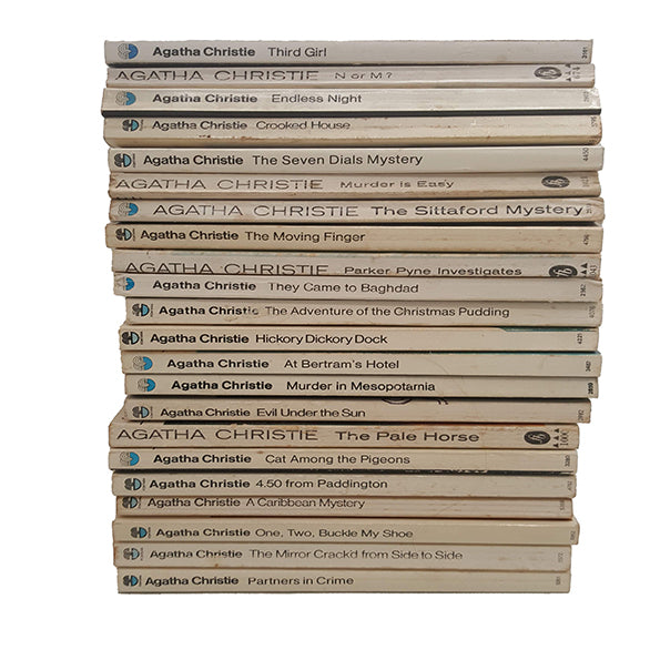 Agatha Christie Vintage Paperback Collection, c.1970 (22 Books)