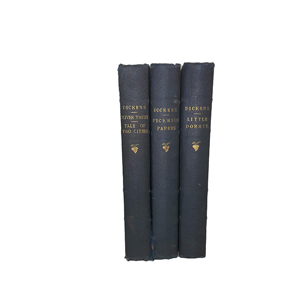 Charles Dickens Collected Works - Chapman and Hall (3 Blue Books)