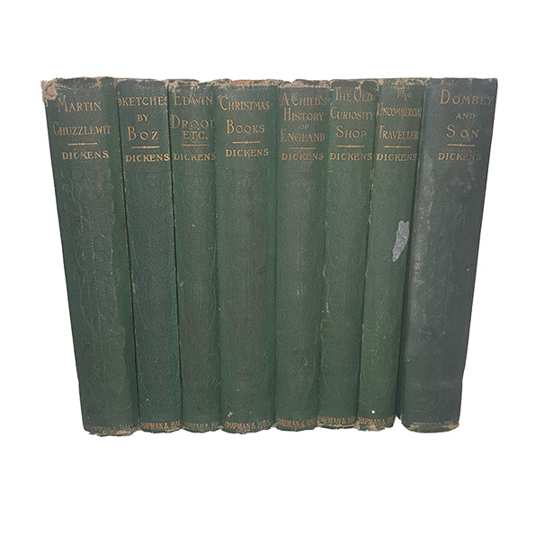 Charles Dickens&#39; Collected Works - Chapman and Hall, c.1890 (8 Books)