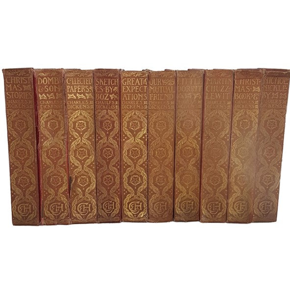 Charles Dickens' Collected Works - Chapman and Hall, c.1880s (10 Books)