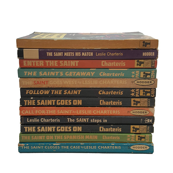 Leslie Charteris' The Saint (12 Book Collection) Hodder and Stoughton, 1950s