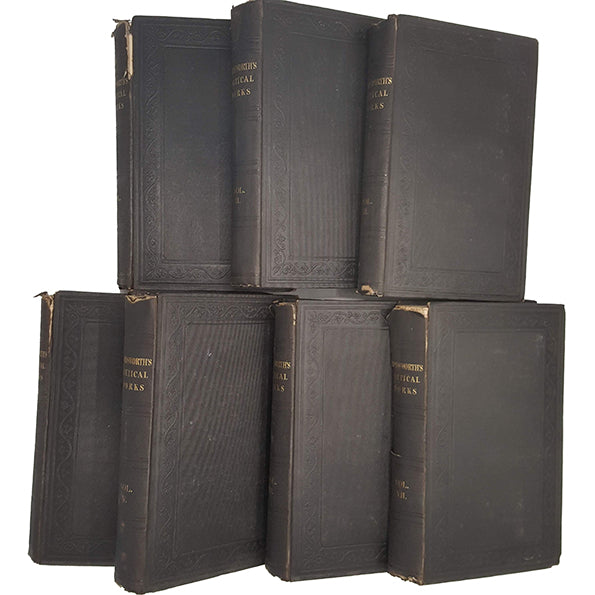 Wordsworth's Poetical Works 1-7 - E Moxon (7 Books)