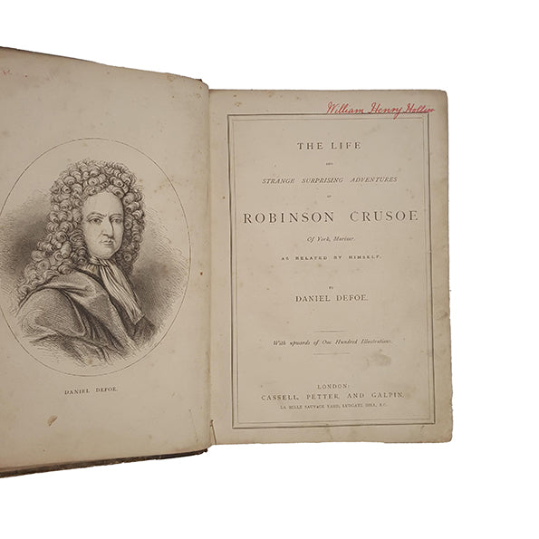 Daniel Defoe's The Life and Adventures of Robinson Crusoe - Cassell, c.1866