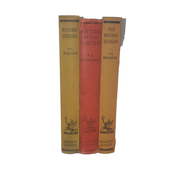 A Trio of Orange Books by P.G. Wodehouse - Herbert Jenkins