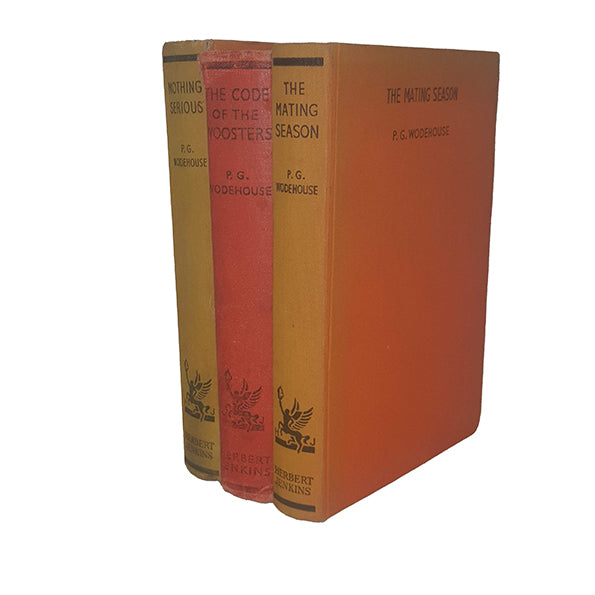 A Trio of Orange Books by P.G. Wodehouse - Herbert Jenkins