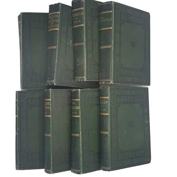 W. M. Thackeray Collected Works - Smith, Elder &amp; Co., 1892 (8 Books)