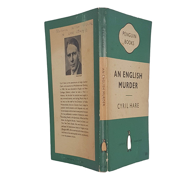 An English Murder by Cyril Hare - Penguin, 1957