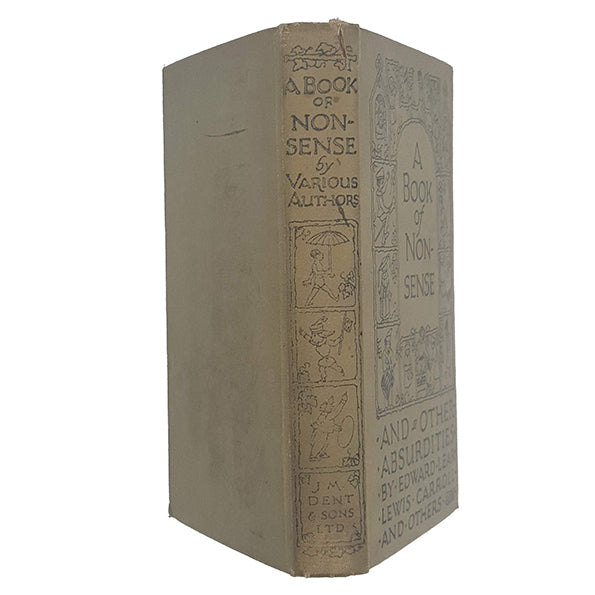 A Book of Nonsense by Edward Lear &amp; Lewis Carroll - Dent, 1927