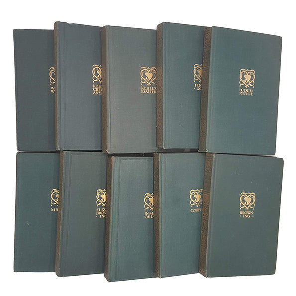 Poems by Tennyson Etc. Decorative Poetry Collection (10 Books)