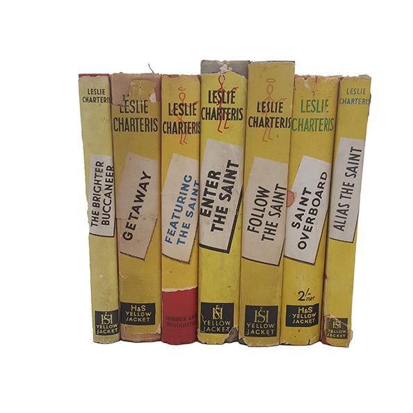 Leslie Charteris' The Saint (7 Book Collection) Hodder and Stoughton, 1950s