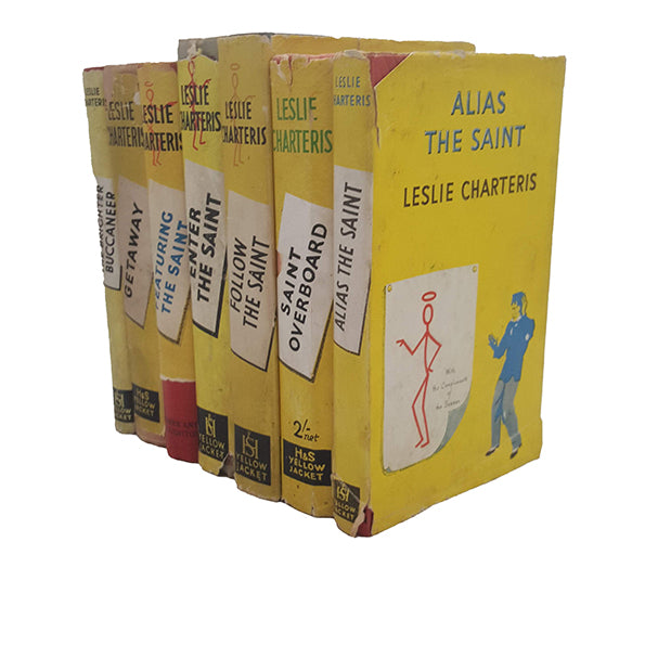 Leslie Charteris' The Saint (7 Book Collection) Hodder and Stoughton, 1950s