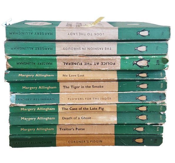 Margery Allingham Collected Works - Penguin, 1950s (10 Books)