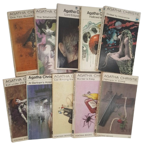 Agatha Christie Vintage Paperback Collection, c.1970 (19 Books)