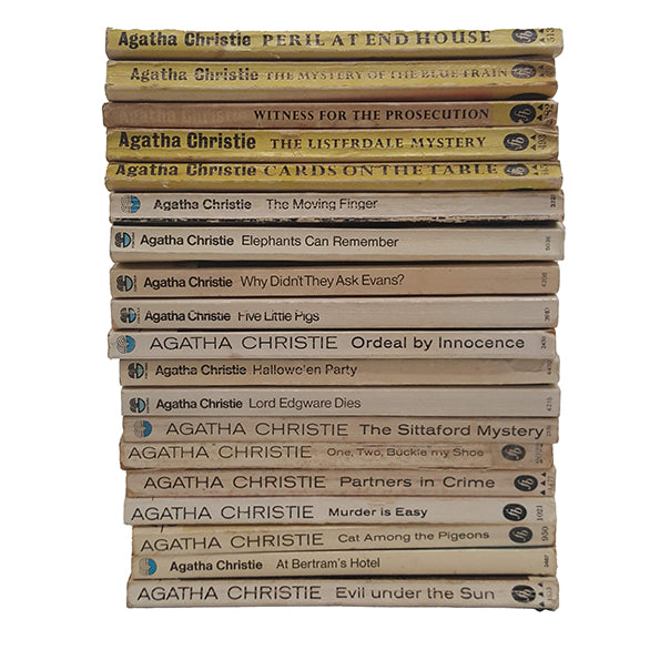 Agatha Christie Vintage Paperback Collection, c.1970 (19 Books)