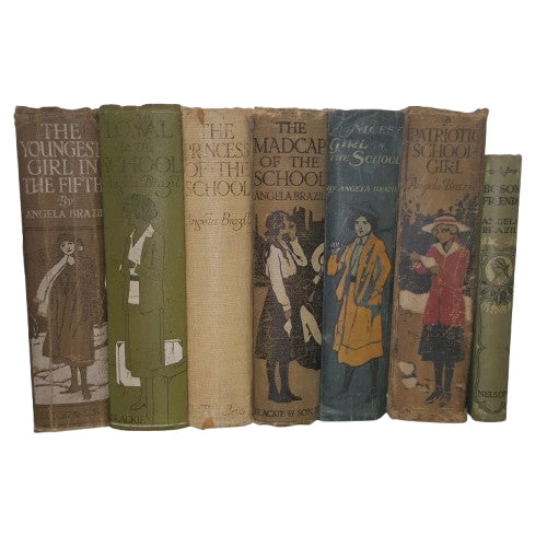 Angela Brazil Collected Works - Blackie, (7 Books)