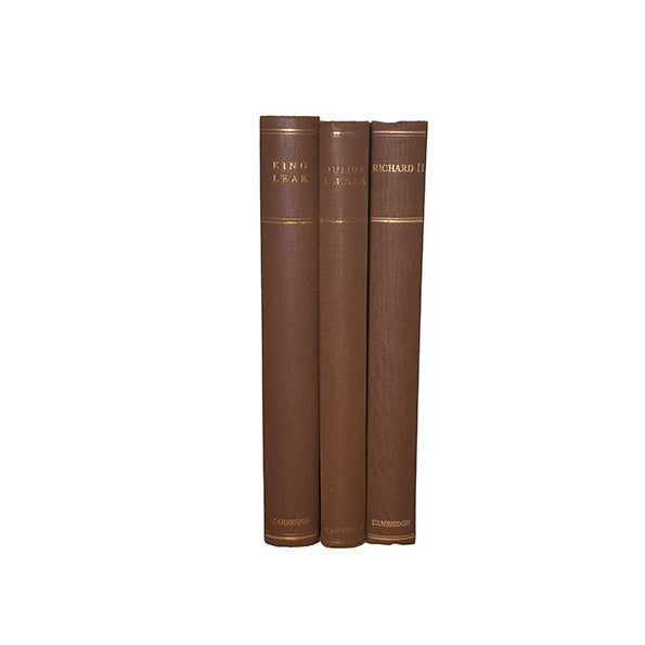 The Works of Shakespeare - Cambridge, 1956-62 (3 books)