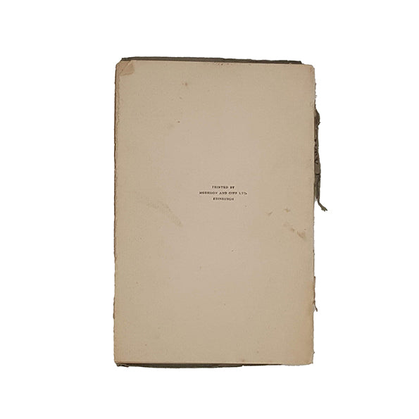 First Edition: Rudyard Kipling’s Twenty Poems, 1918
