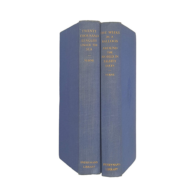 Jules Verne Collected Works - Everymans, 1940 (2 Books)