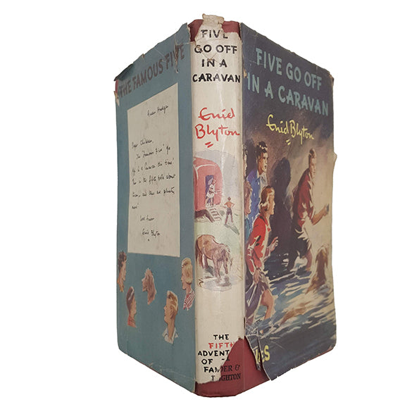 Five Go Off In A Caravan by Enid Blyton - Hodder, 1965