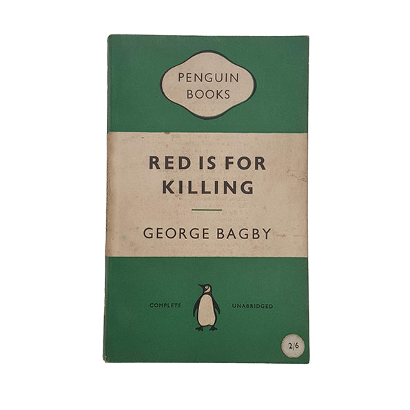 Red Is For Killing by George Bagby - Penguin, 1954