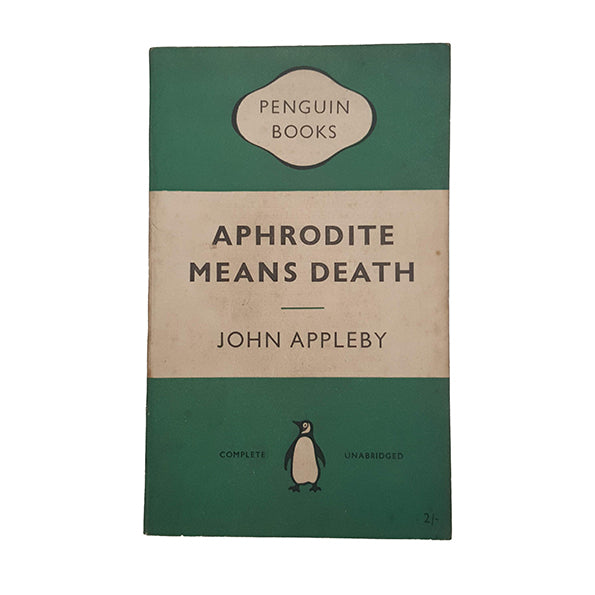 Aphrodite Means Death by John Appleby - Penguin, 1954