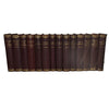 Charles Dickens 14 Burgundy Books - Hazell, Watson & Viney (14 Books)