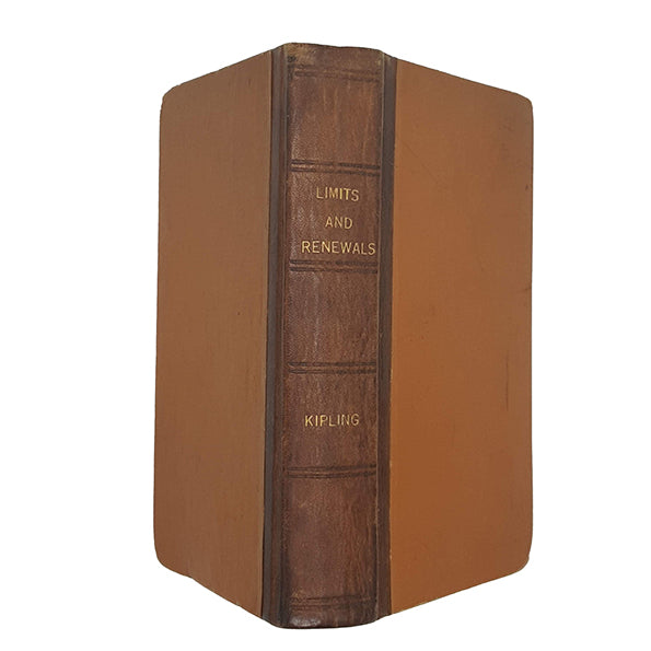 Rudyard Kipling’s Limits and Renewal - 1st Edition, Macmillan, 1932