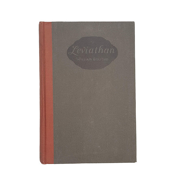 Leviathan by William Bolitho - 1st Edition, Harper, 1924